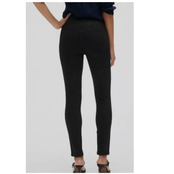 Banana Republic High Rise Skinny Fade Resistant Black Jeans Size 30/10 RT$109 - Picture 2 of 12
